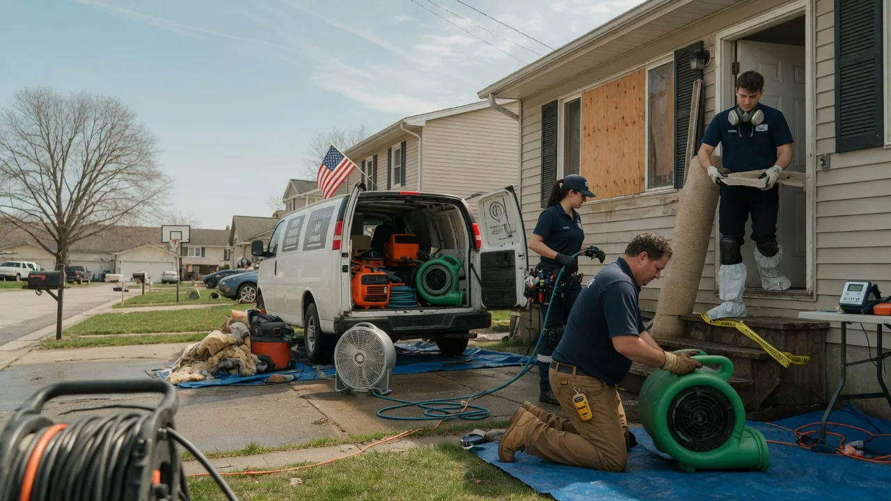 Water Damage Restoration in Rothschild, WI near me